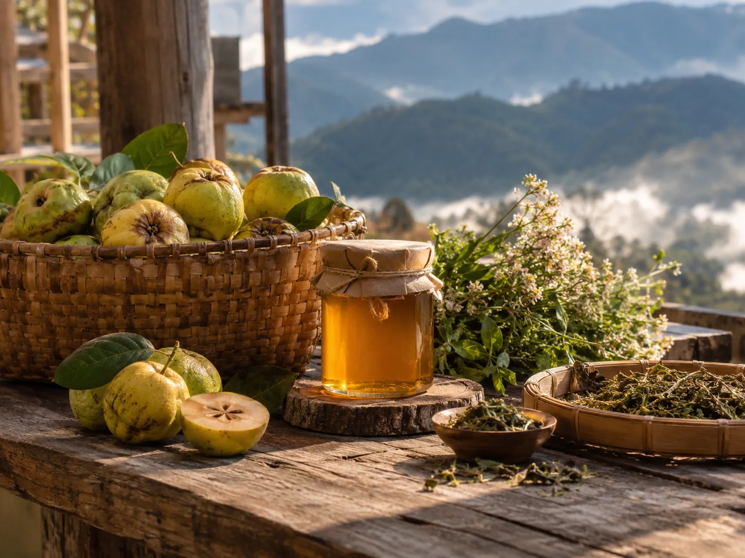 Táo sơn tra má hồng tươi